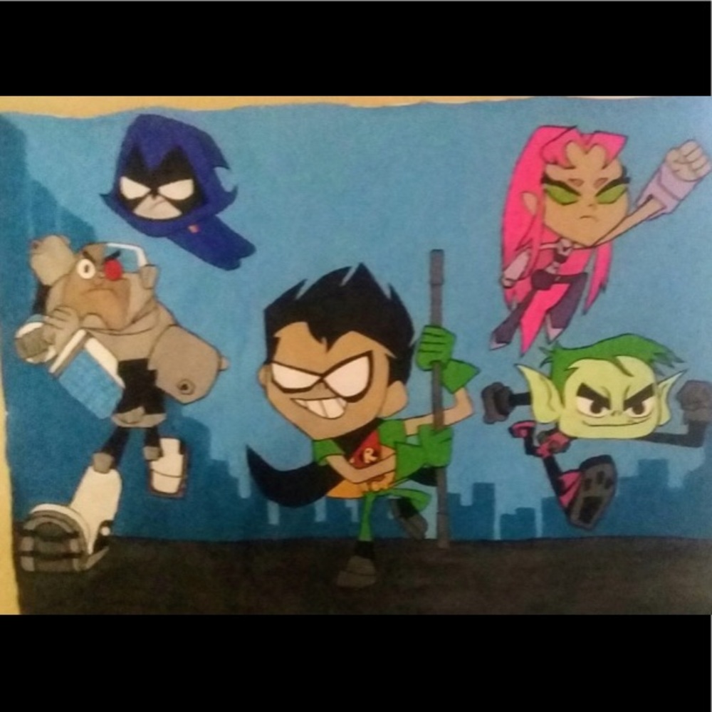 Teen Titans Go Portable Mural or Backdrop